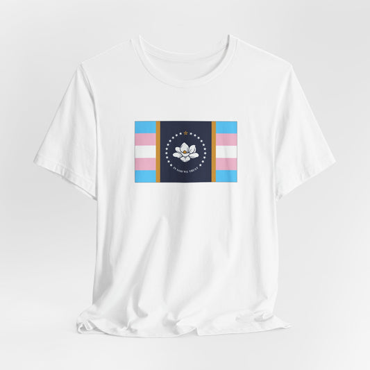 Mississippi Transgender Pride Flag T-shirt, Several Color Options