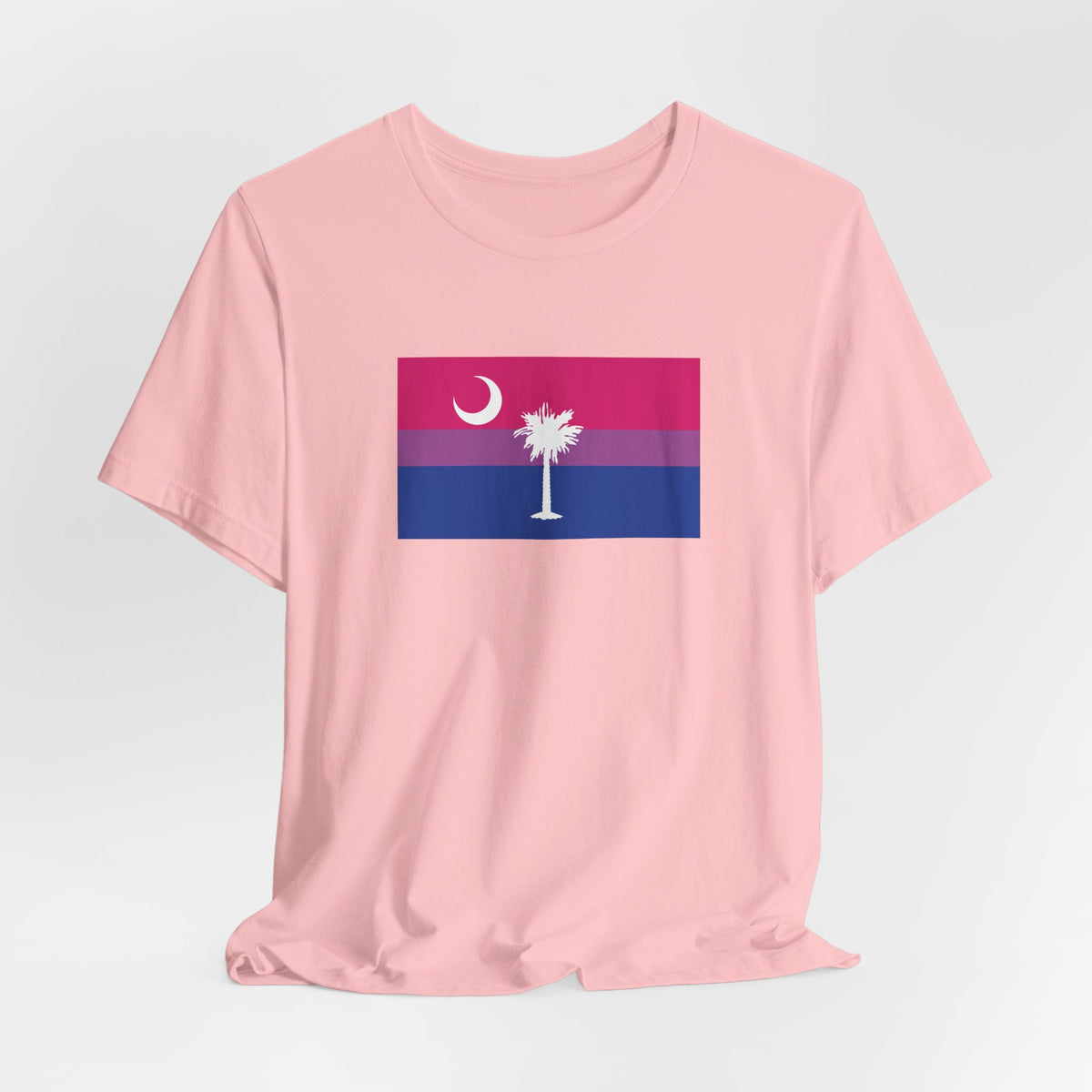 South Carolina Bisexual Pride Flag T-shirt, Several Color Options