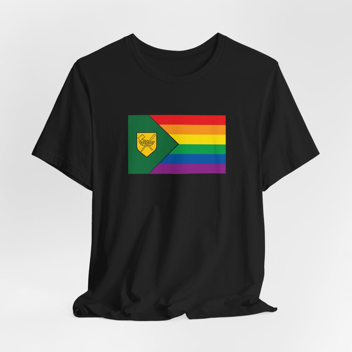 Vancouver, Canada Rainbow Pride Flag T-shirt, Several Color Options