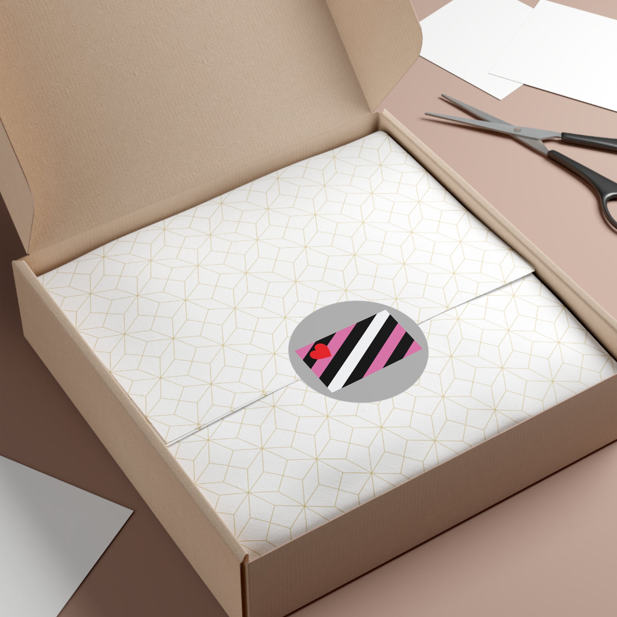 Leather Girl Pride Flag Vinyl Sticker