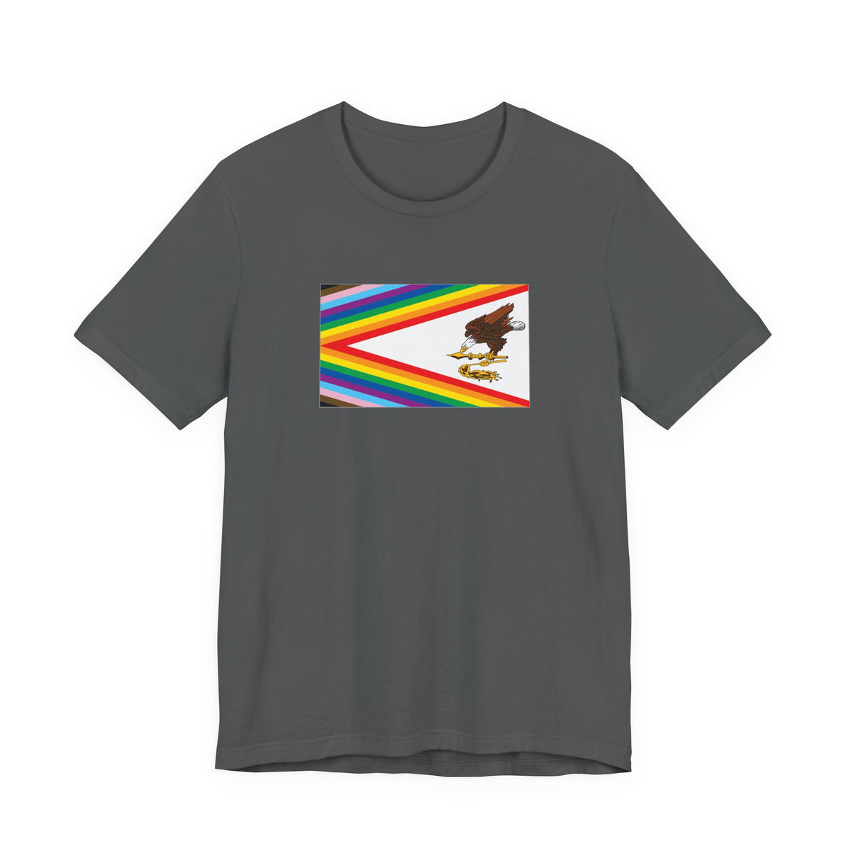 American Samoa Rainbow Pride Flag T-shirt, Several Color Options