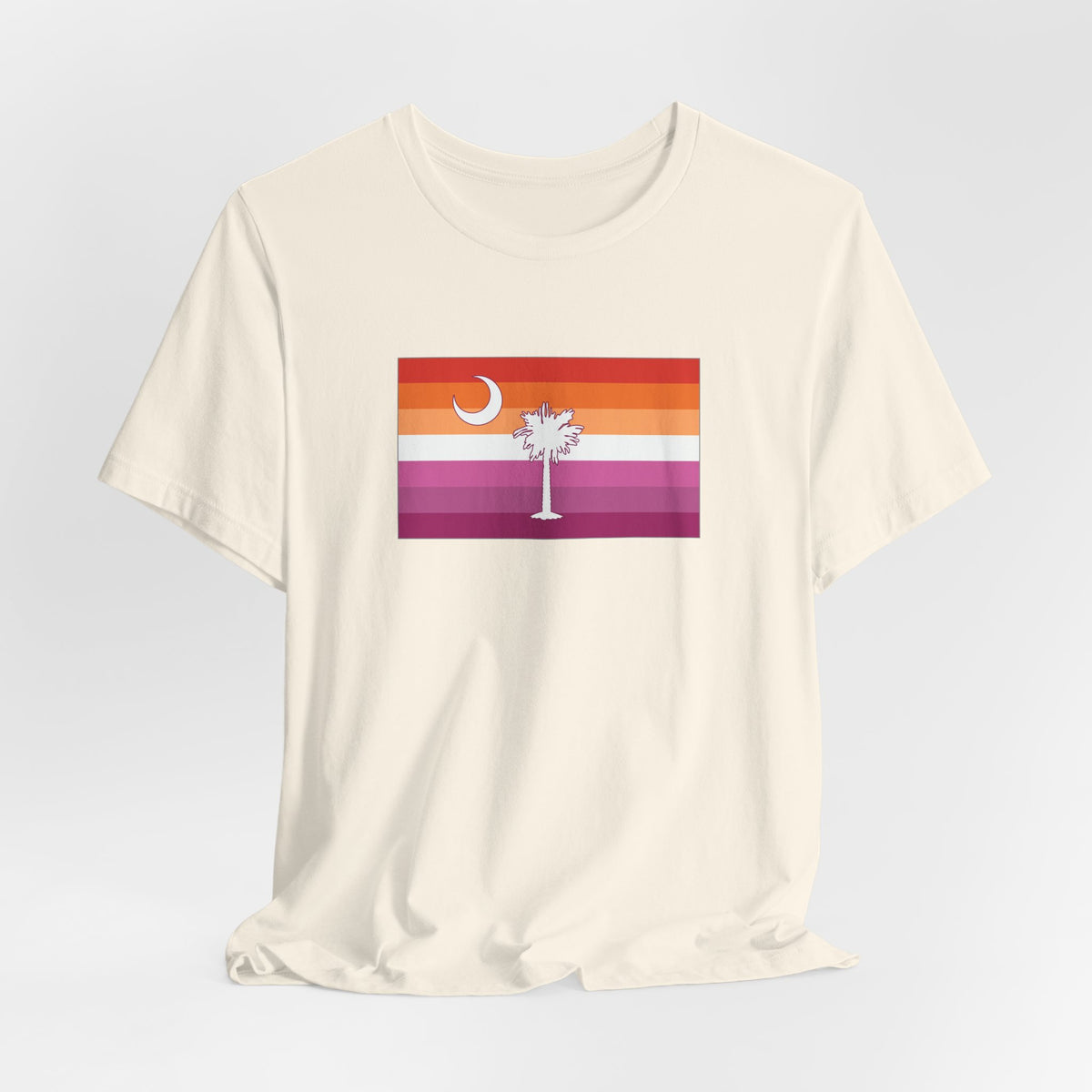 South Carolina Lesbian Pride Flag T-shirt, Several Color Options