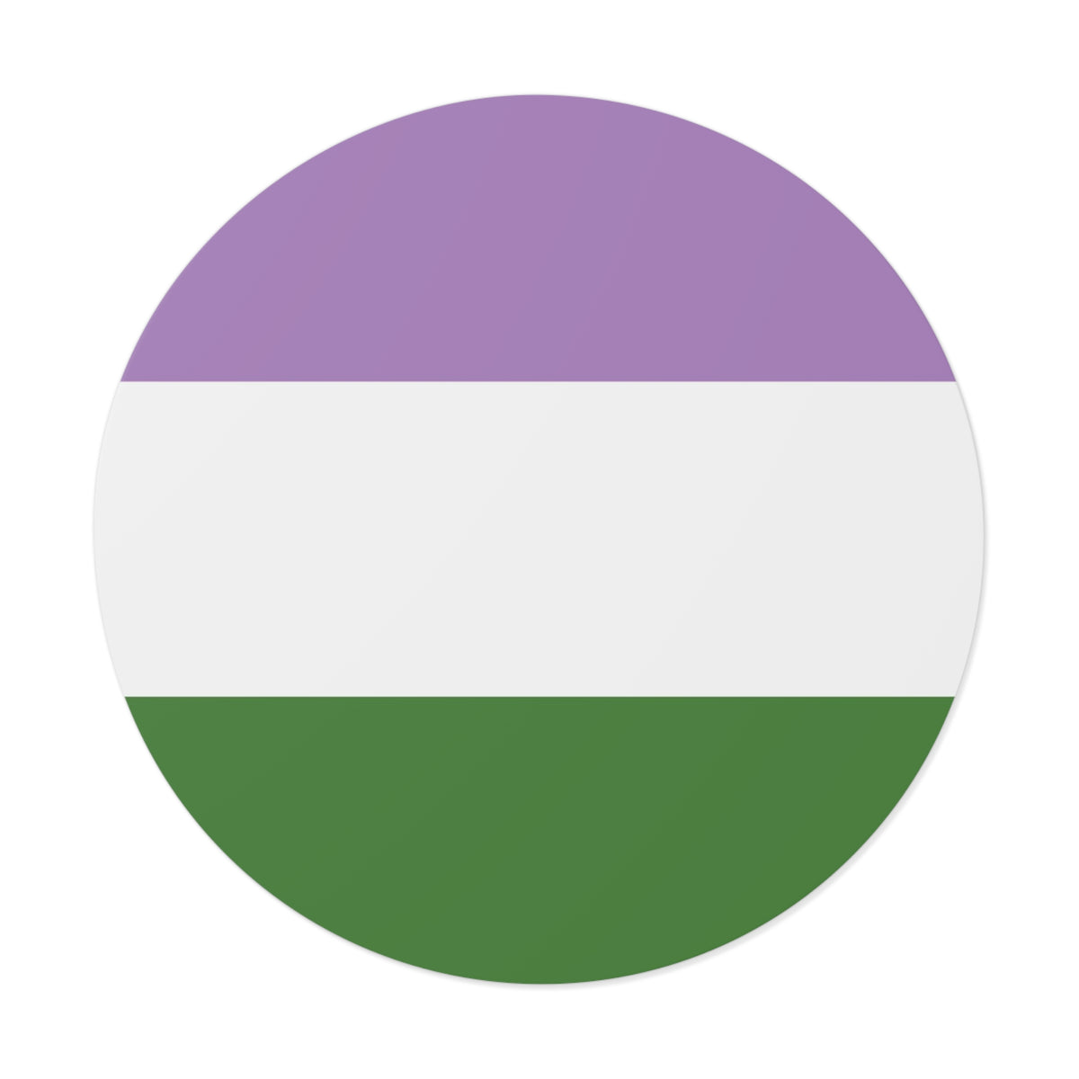 Genderqueer Pride Flag Vinyl Sticker