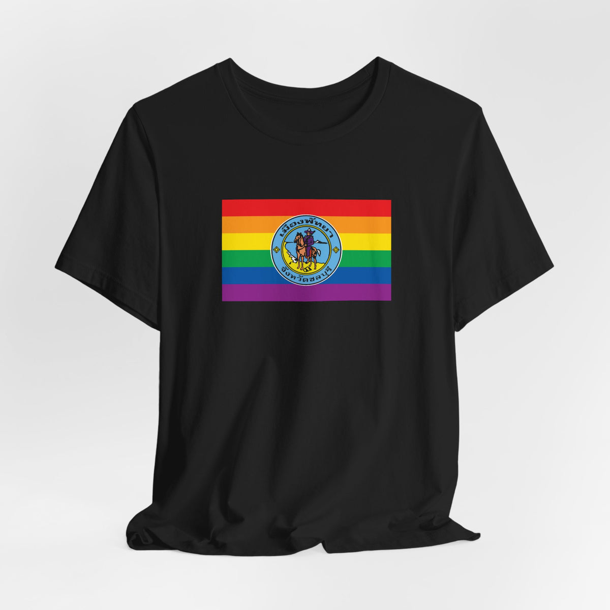 Pattaya, Thailand Rainbow Pride Flag T-shirt, Several Color Options
