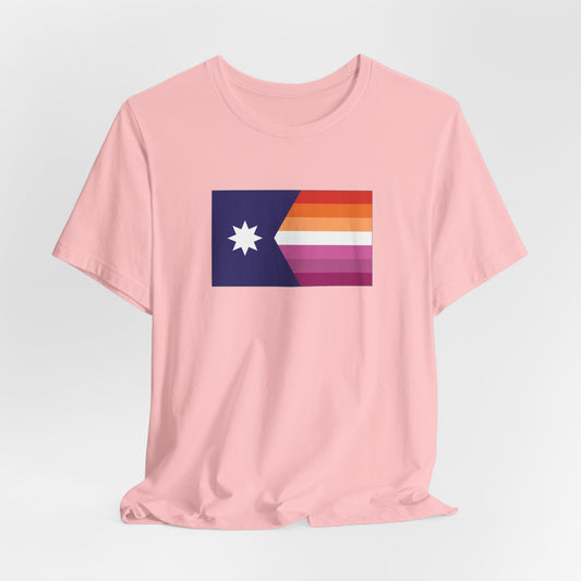 Minnesota Lesbian Pride Flag T-shirt, Several Color Options