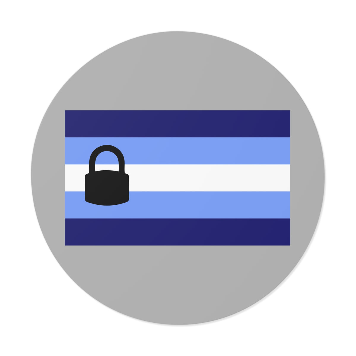 Chastity Pride/TeamLocked Pride Flag Vinyl Sticker