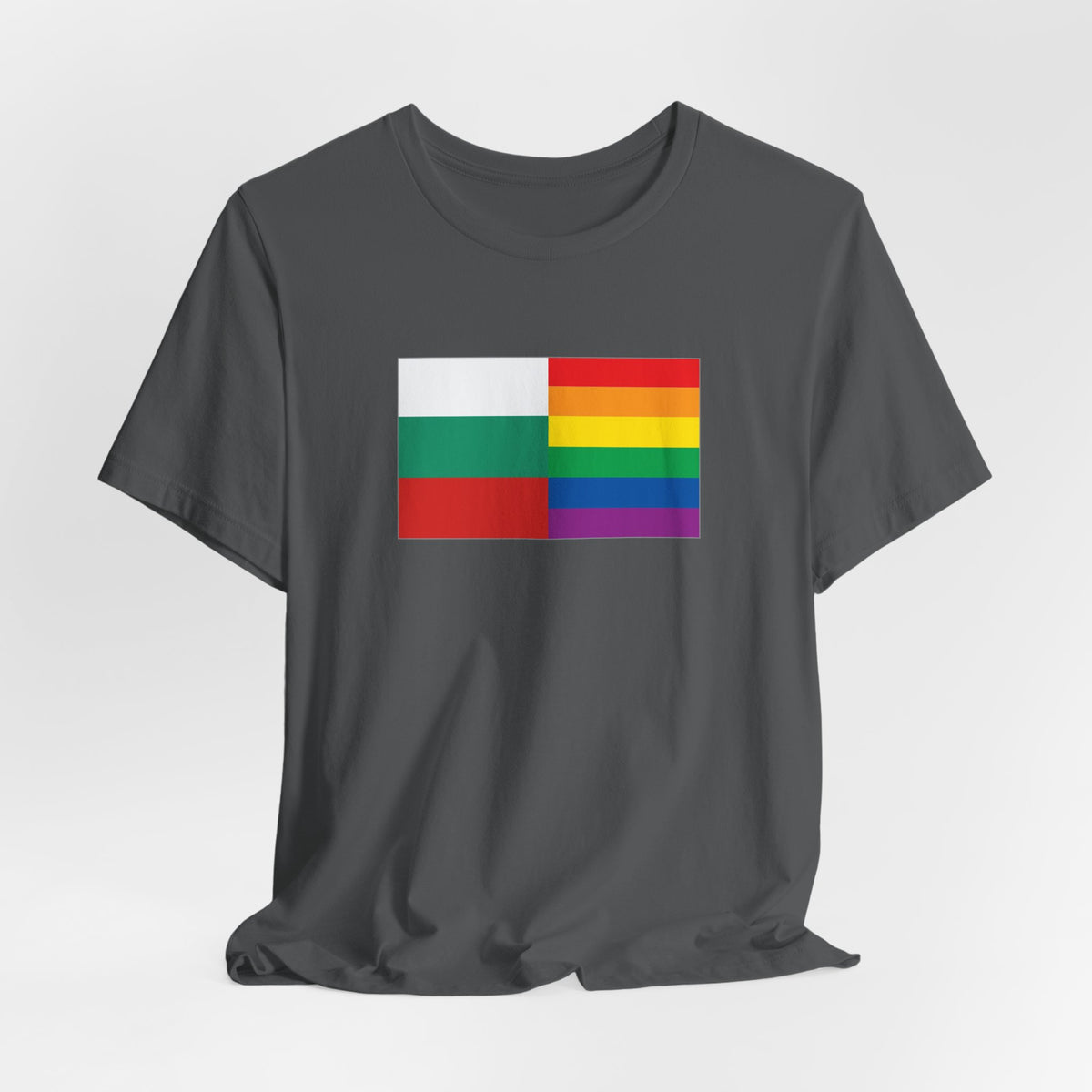 Bulgaria Rainbow Pride Flag T-shirt, Several Color Options