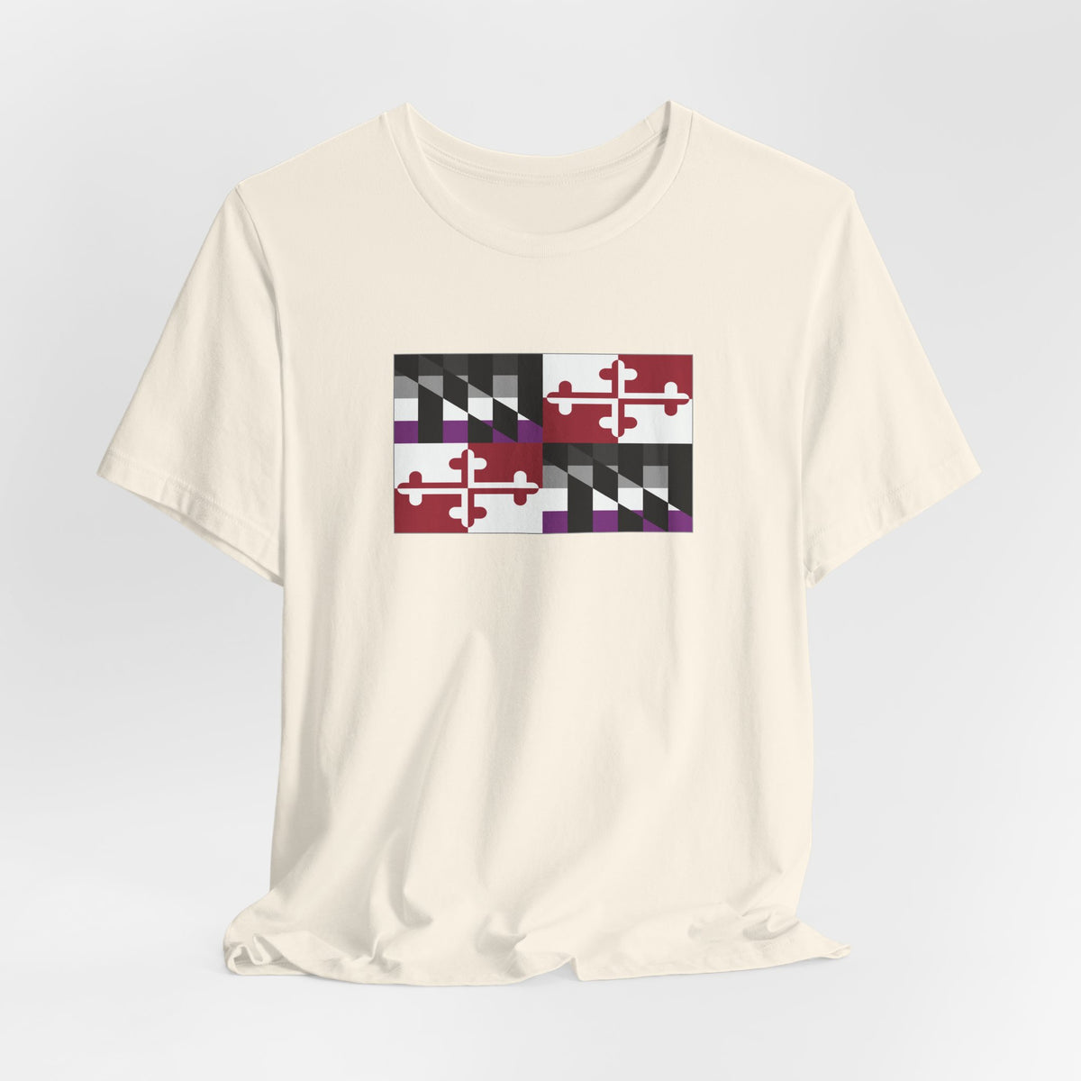 Maryland Asexual Pride Flag T-shirt, Several Color Options