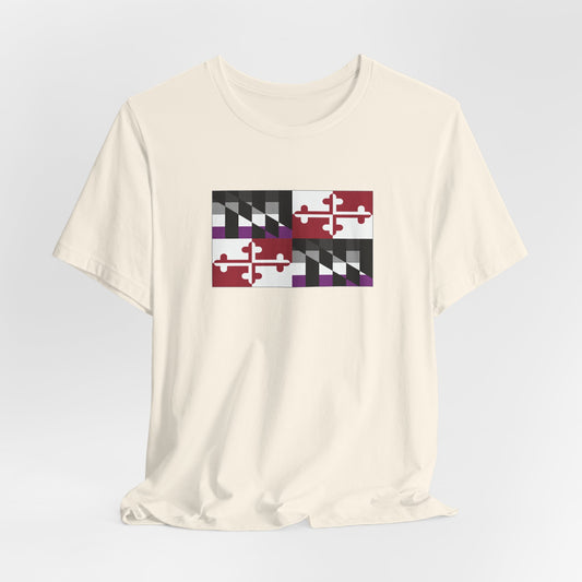 Maryland Asexual Pride Flag T-shirt, Several Color Options