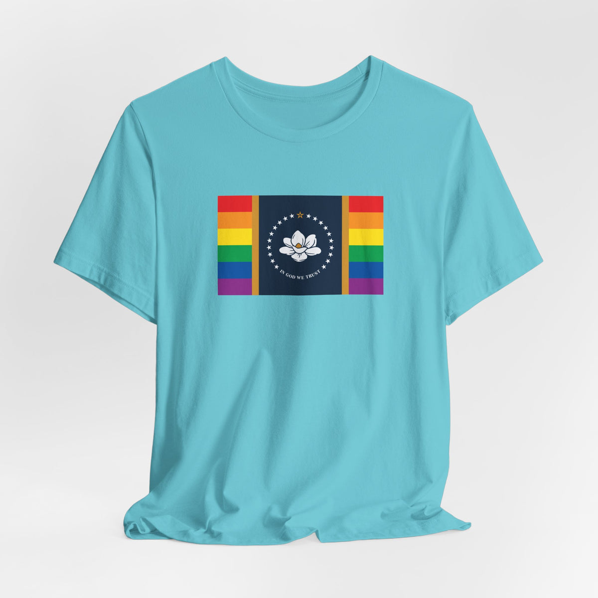 Mississippi Rainbow Pride Flag T-shirt, Several Color Options