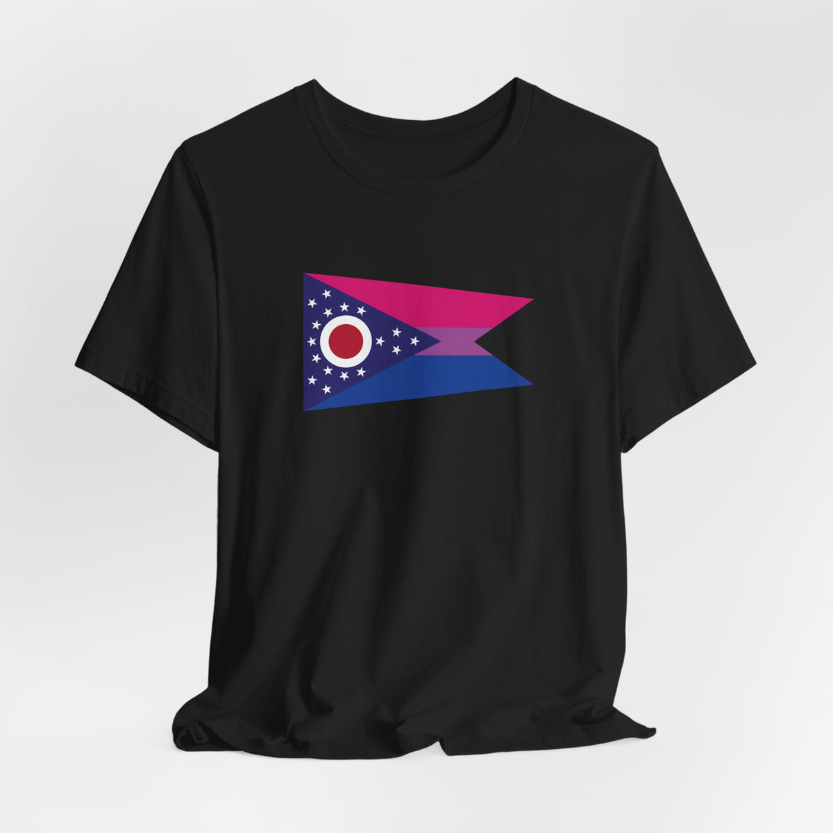 Ohio Bisexual Pride Flag T-shirt, Several Color Options