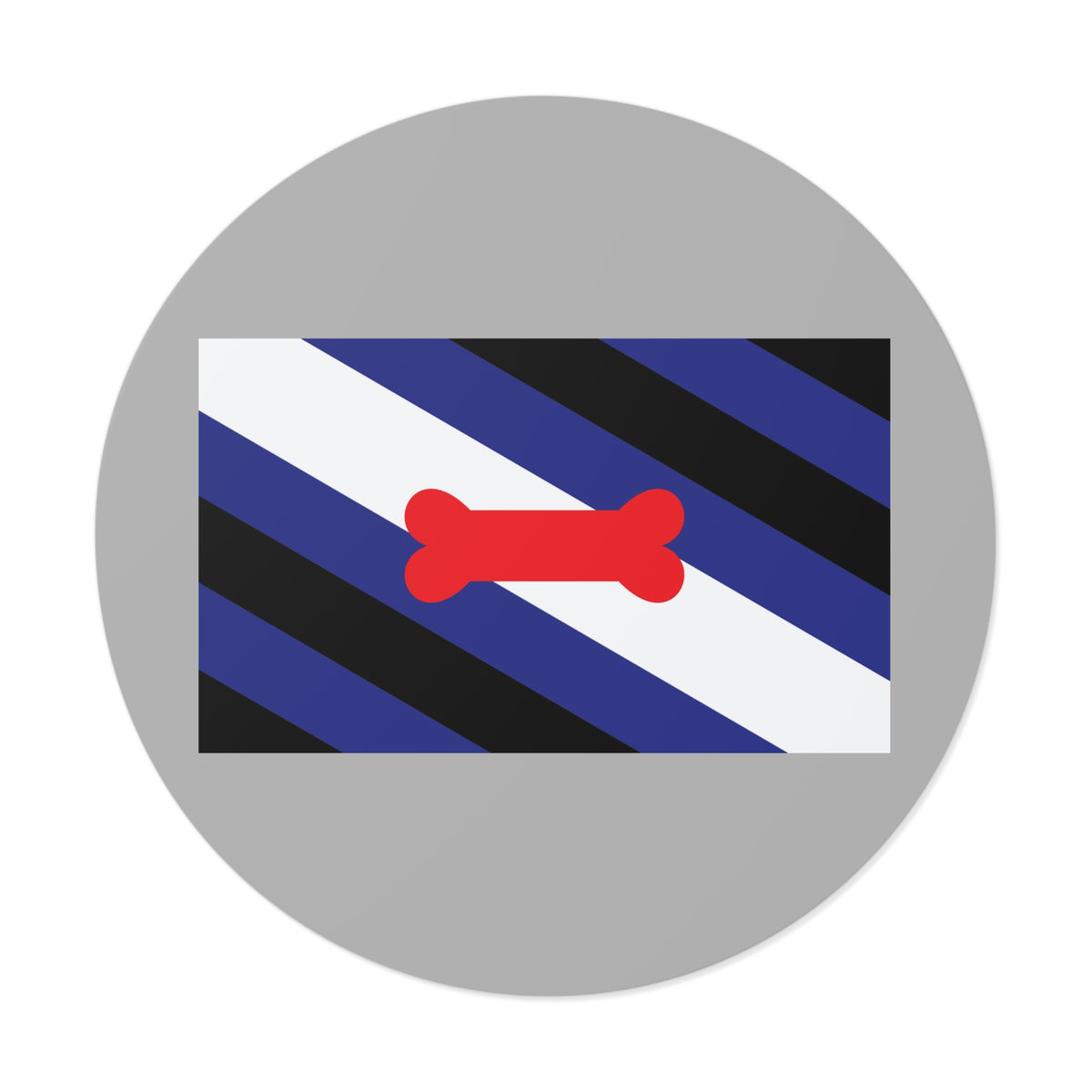 Puppy Pride Flag Vinyl Sticker