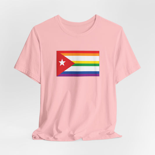 Cuba Rainbow Pride Flag T-shirt, Several Color Options