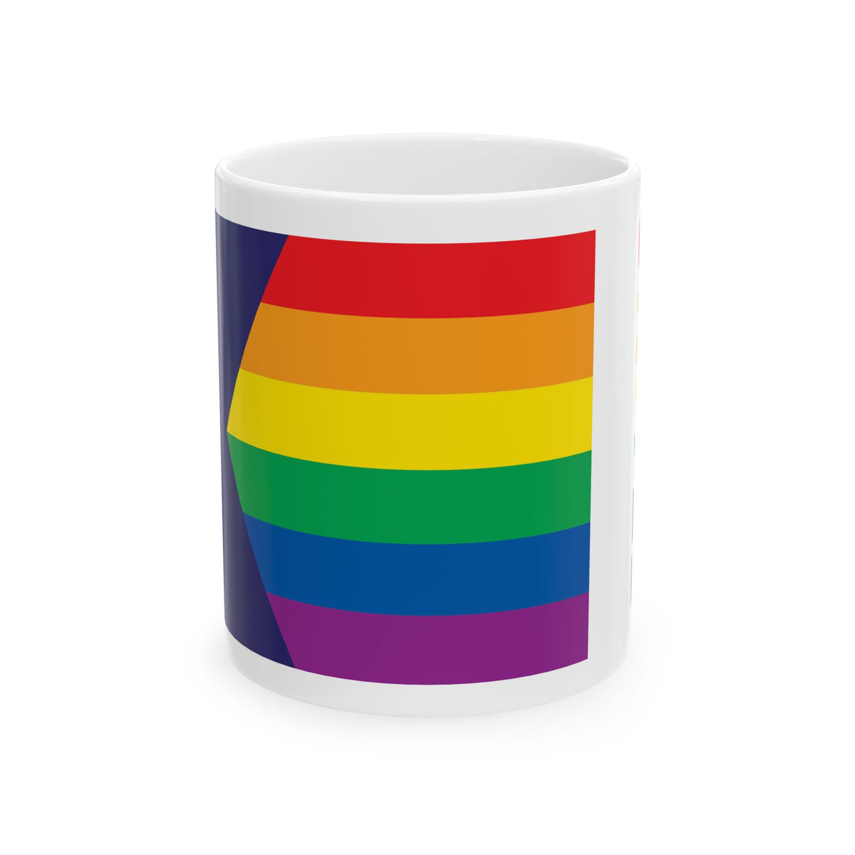 Minnesota Rainbow Pride Flag "UNITED" Ceramic Mug