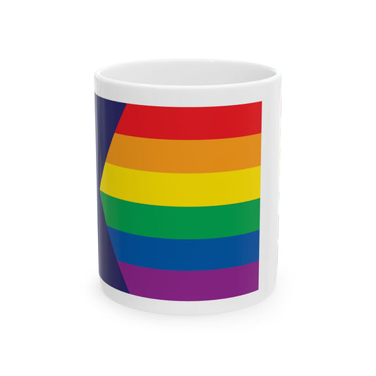 Minnesota Rainbow Pride Flag "UNITED" Ceramic Mug