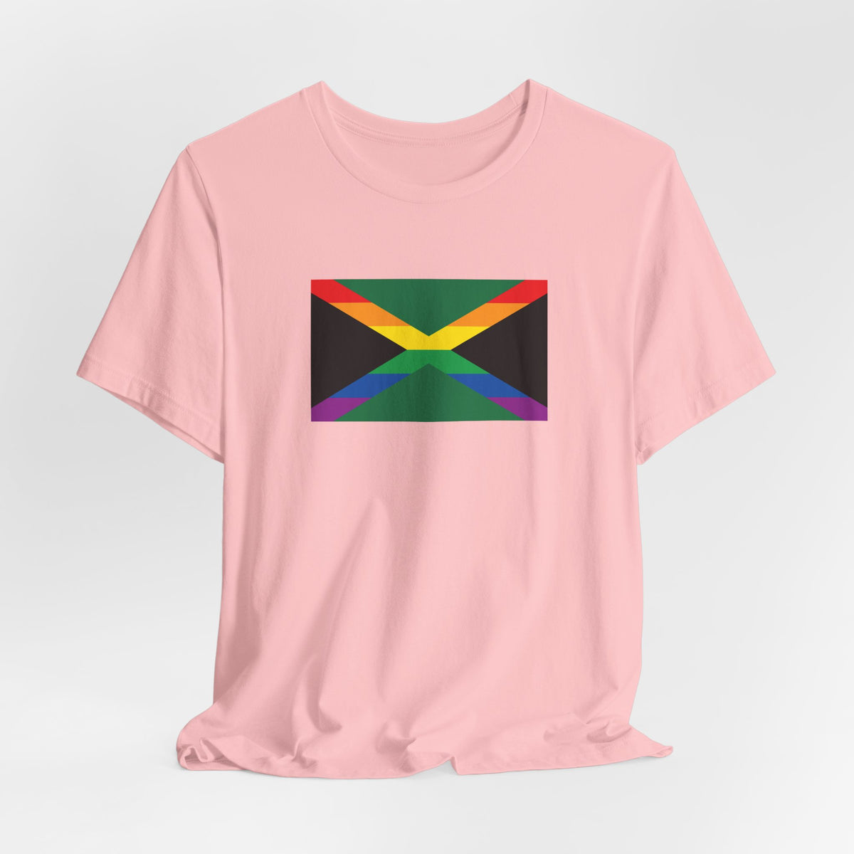 Jamaica Rainbow Pride Flag T-shirt, Several Color Options