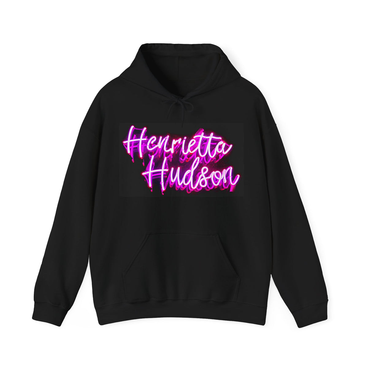 Neon Sign Hoodie - Black