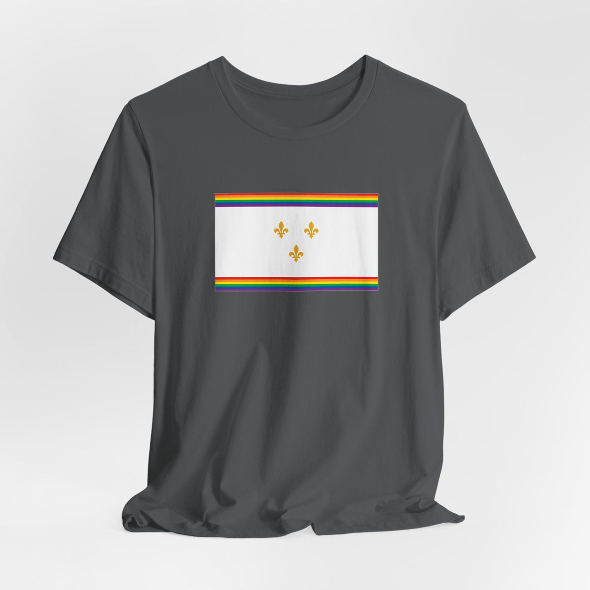 New Orleans, Louisiana Rainbow Pride Flag T-shirt, Several Color Options