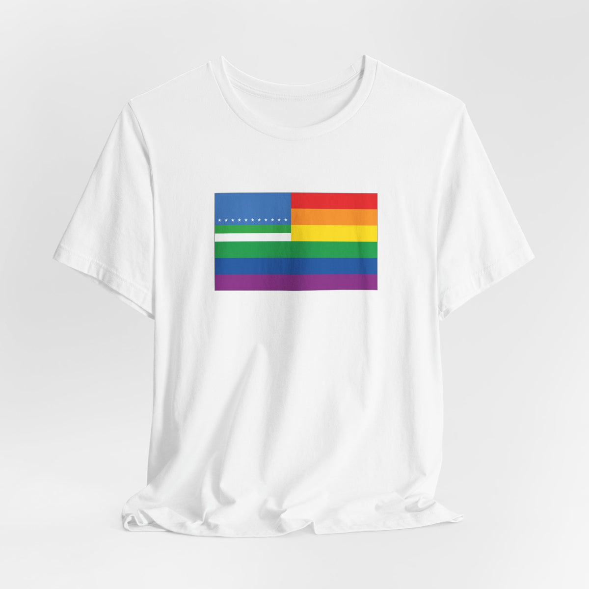 San José, Costa Rica Rainbow Pride Flag T-shirt, Several Color Options