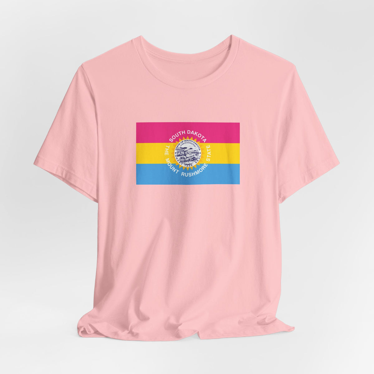 South Dakota Pansexual Pride Flag T-shirt, Several Color Options