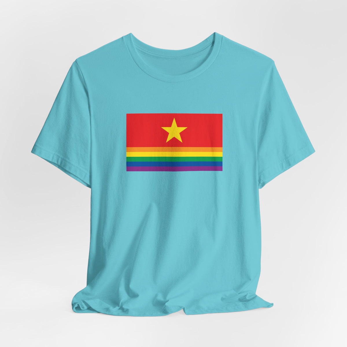 Vietnam Rainbow Pride Flag T-shirt, Several Color Options