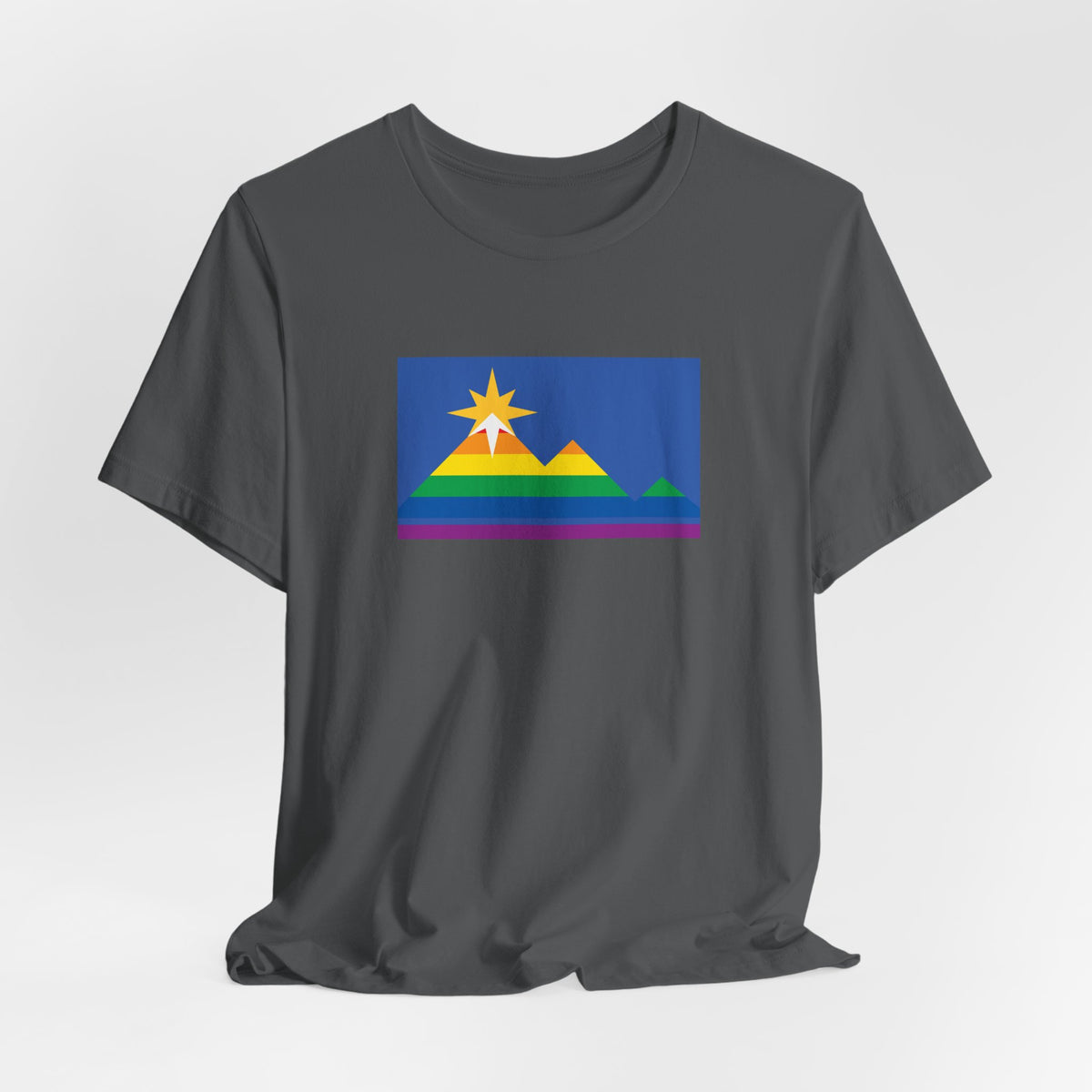Pocatello, Idaho Rainbow Pride Flag T-shirt, Several Color Options