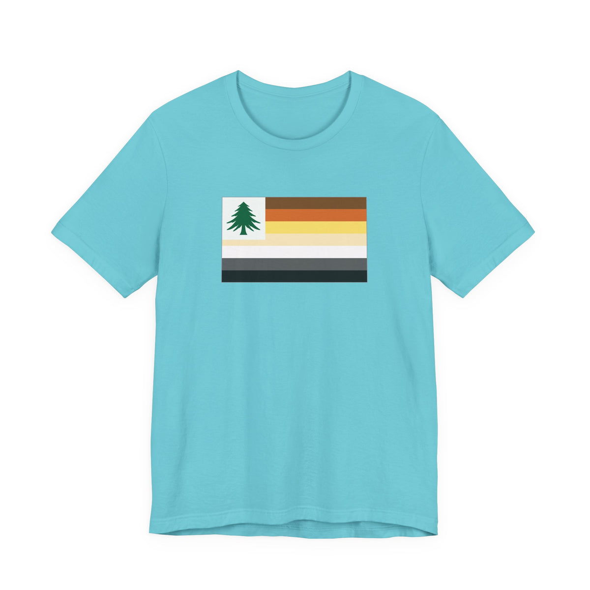 New England Bear Pride Flag T-shirt, Several Color Options