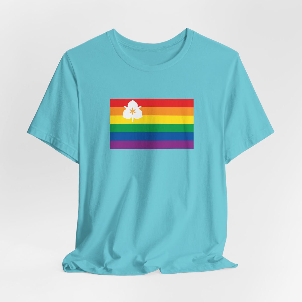 Salt Lake City, Utah Rainbow Pride Flag T-shirt, Several Color Options
