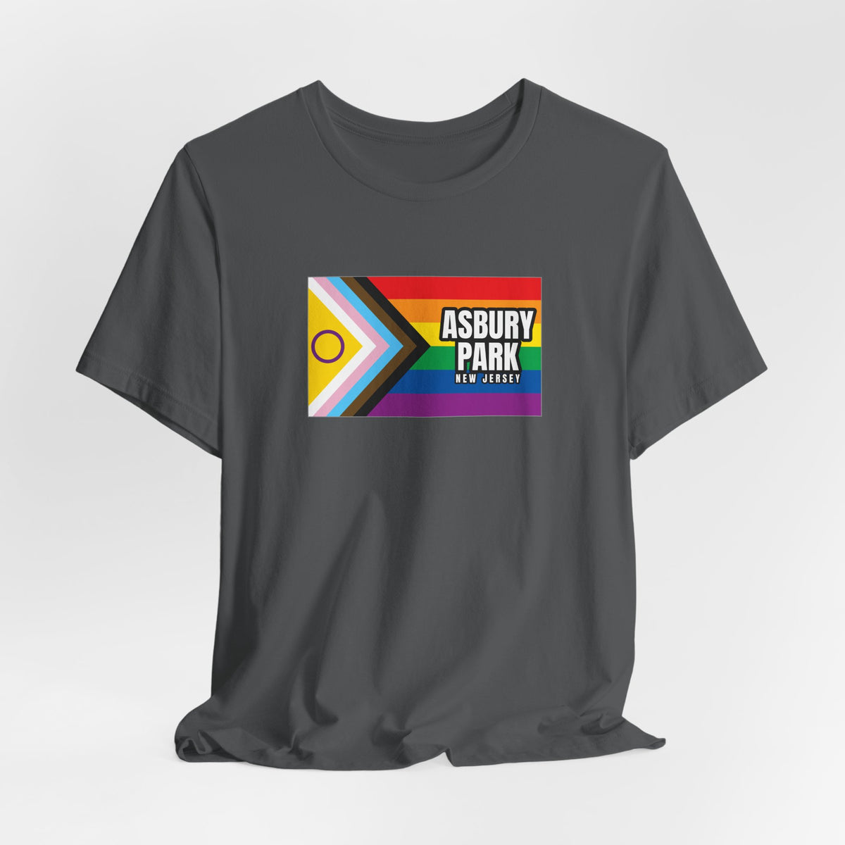 Asbury Park, New Jersey Rainbowland Exclusive Pride Flag T-shirt, Several Color Options