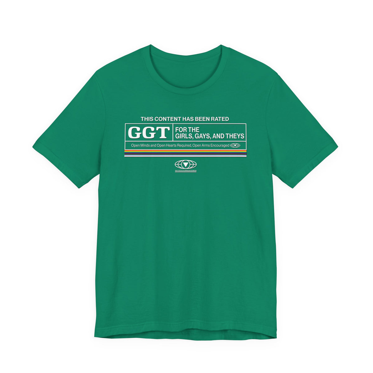 For the Girls, Gays, and Theys T-Shirt — MPAA Ratings Parody Tee