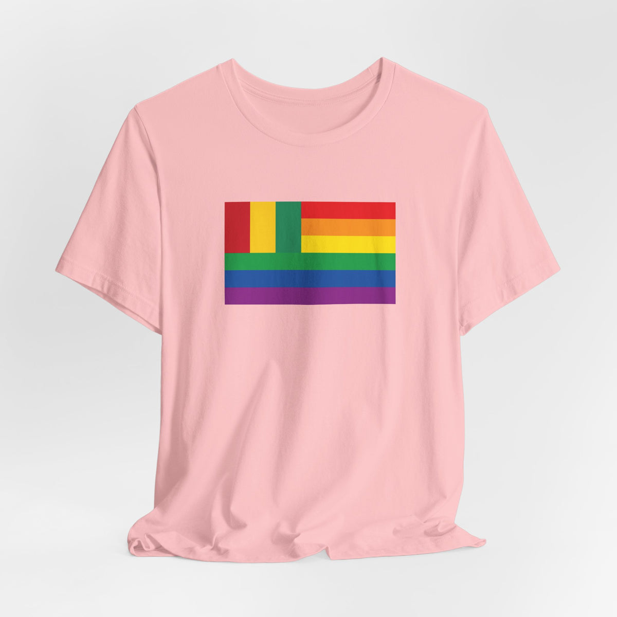 Guinea Rainbow Pride Flag T-shirt, Several Color Options