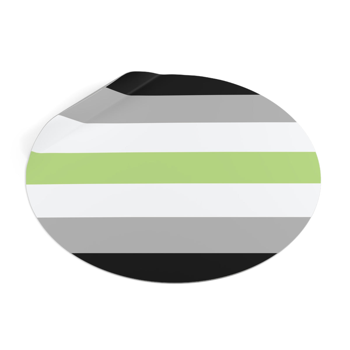 Agender Pride Flag Vinyl Sticker
