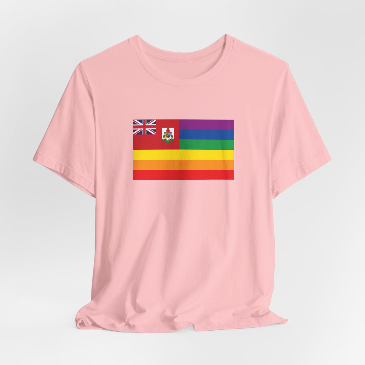 Bermuda Rainbow Pride Flag T-shirt, Several Color Options