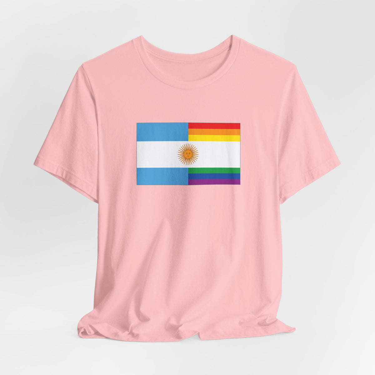 Argentina Rainbow Pride Flag T-shirt, Several Color Options