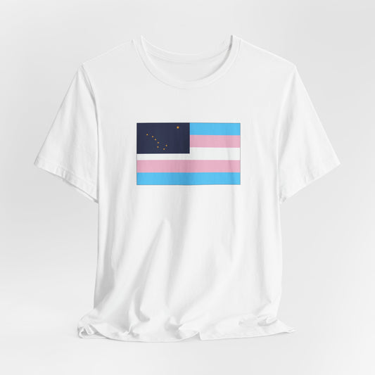 Alaska Transgender Pride Flag T-shirt, Several Color Options