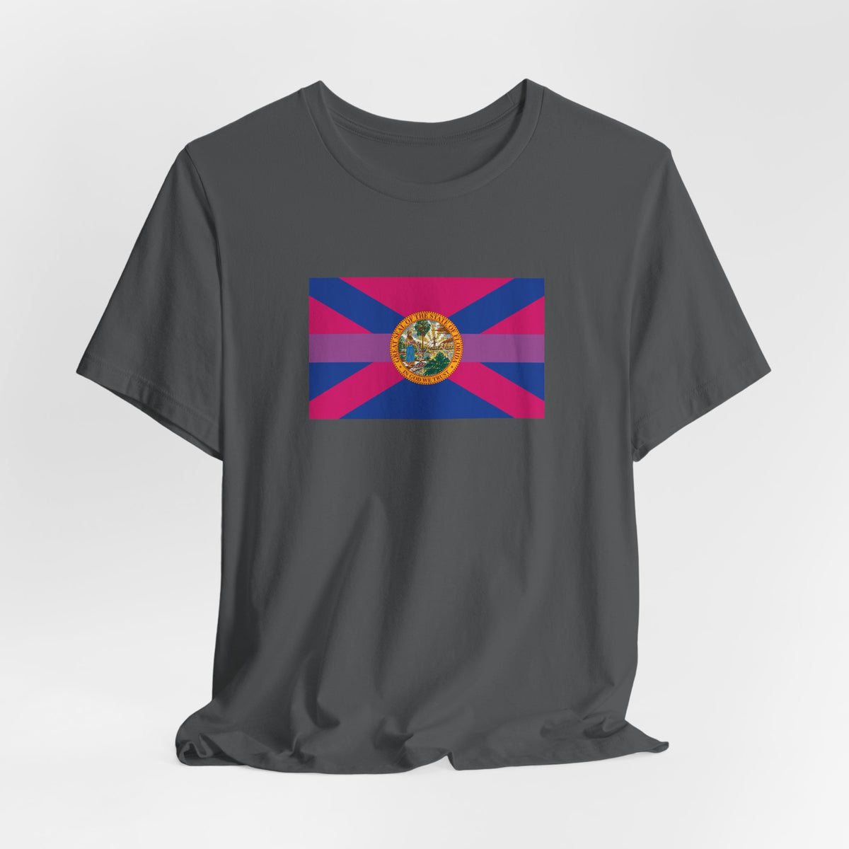 Florida Bisexual Pride Flag T-shirt, Several Color Options