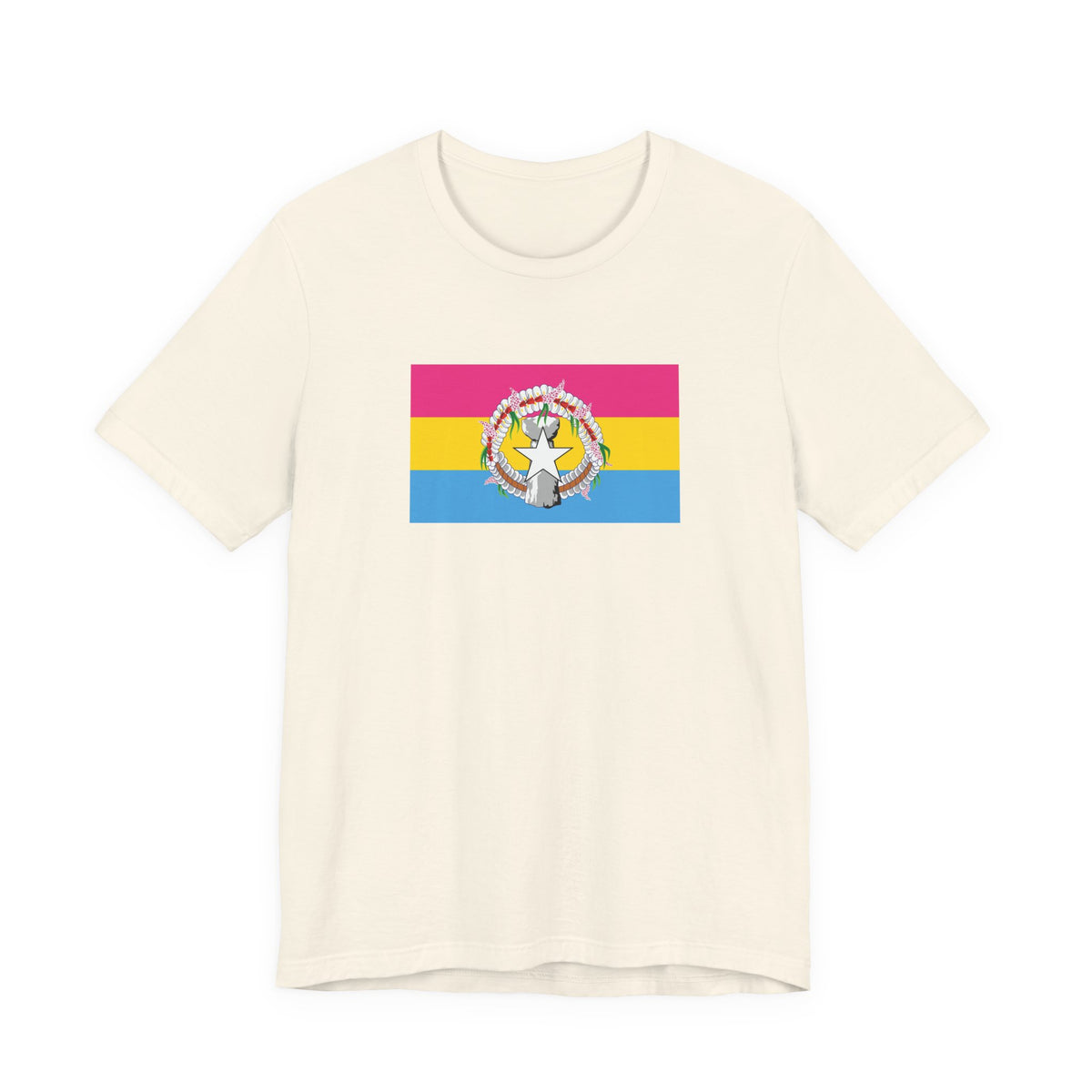 Northern Mariana Islands Pansexual Pride Flag T-shirt, Several Color Options
