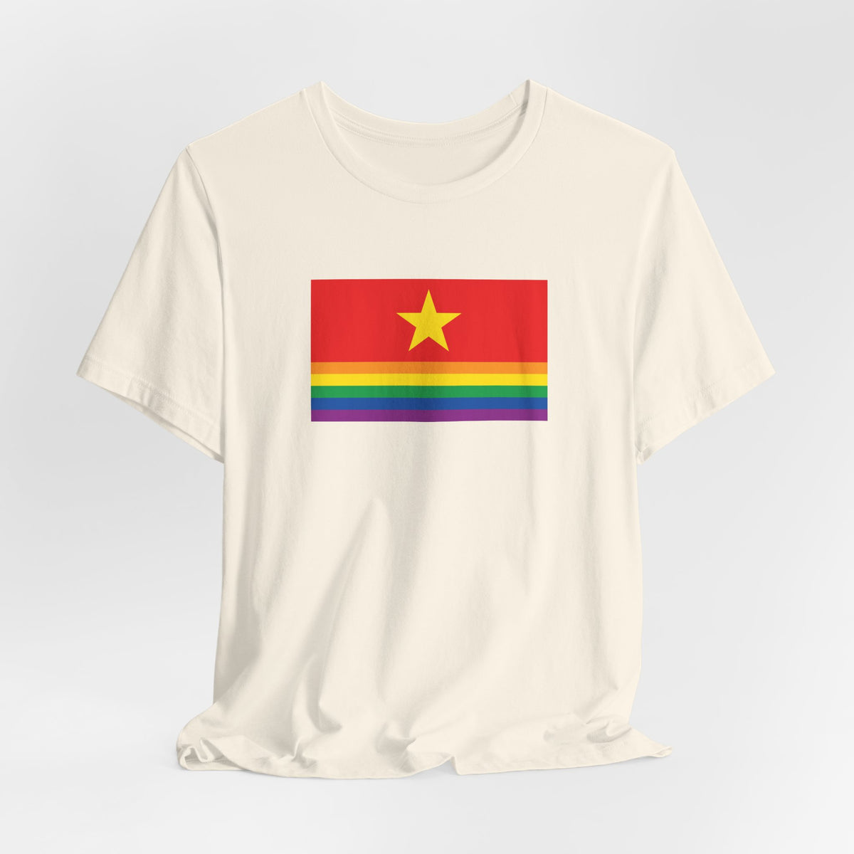 Vietnam Rainbow Pride Flag T-shirt, Several Color Options