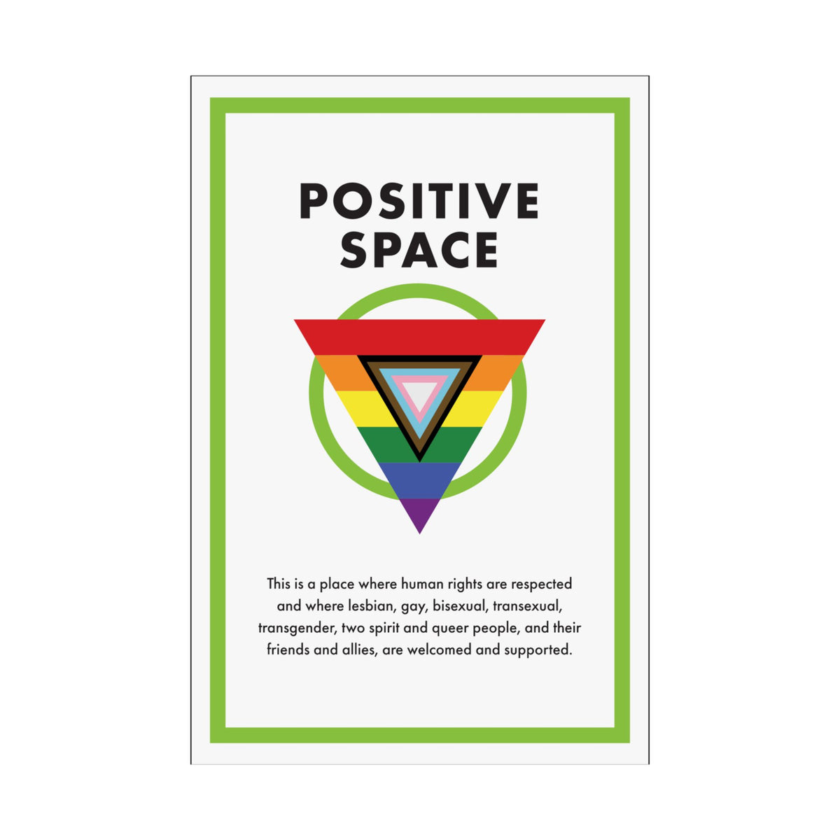 POSITIVE SPACE Poster