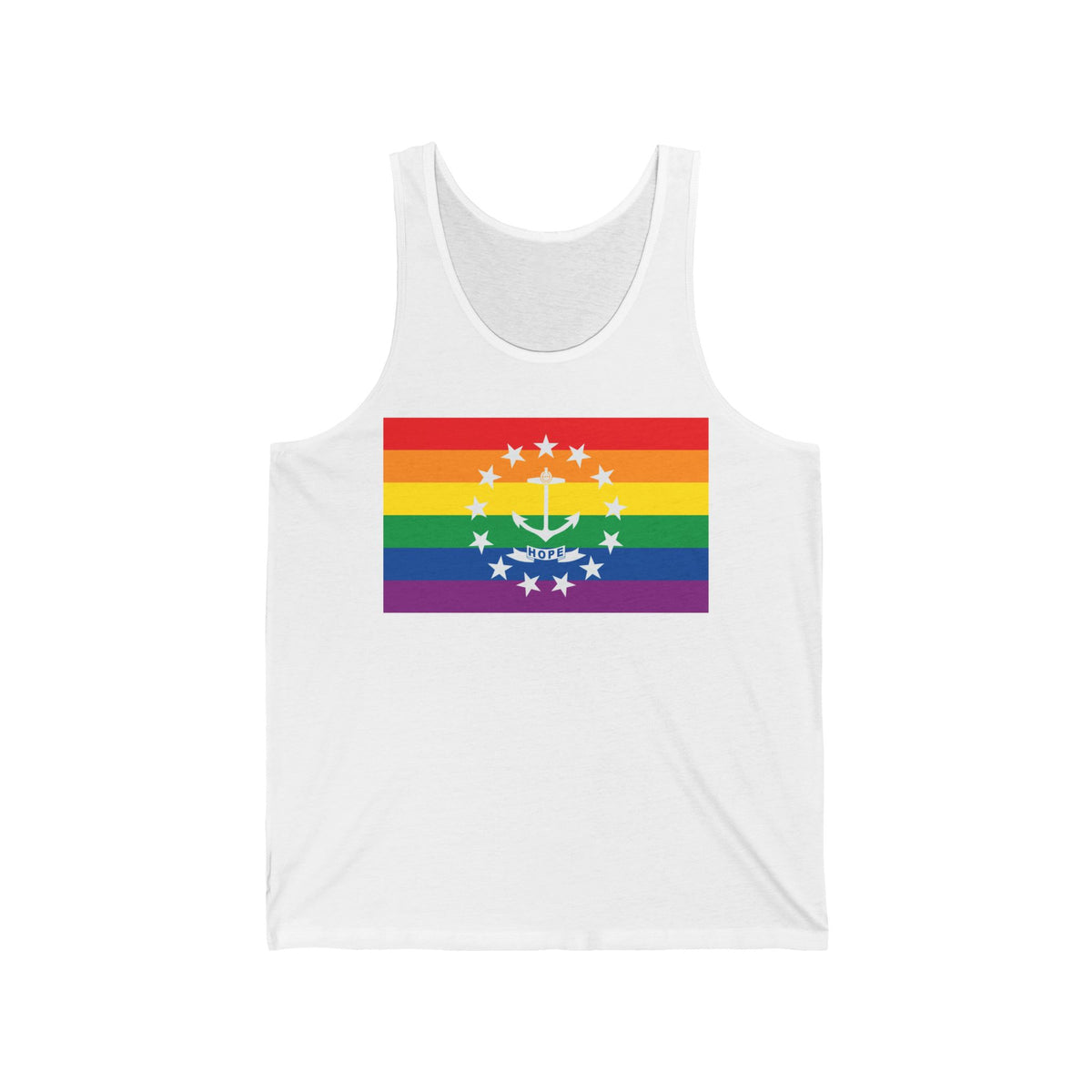 Pennsylvania Rainbow Pride Flag Jersey Tank