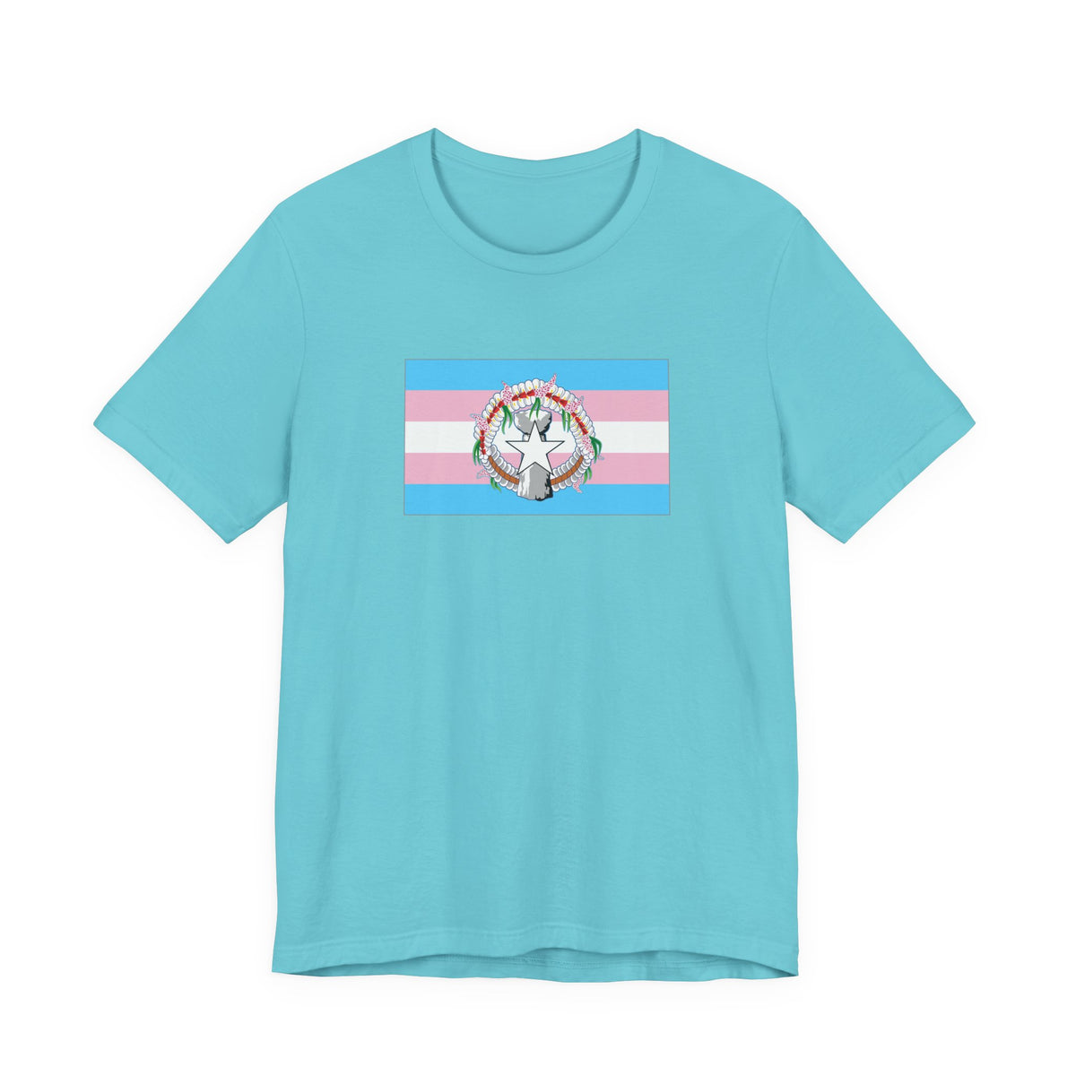Northern Mariana Islands Transgender Pride Flag T-shirt, Several Color Options