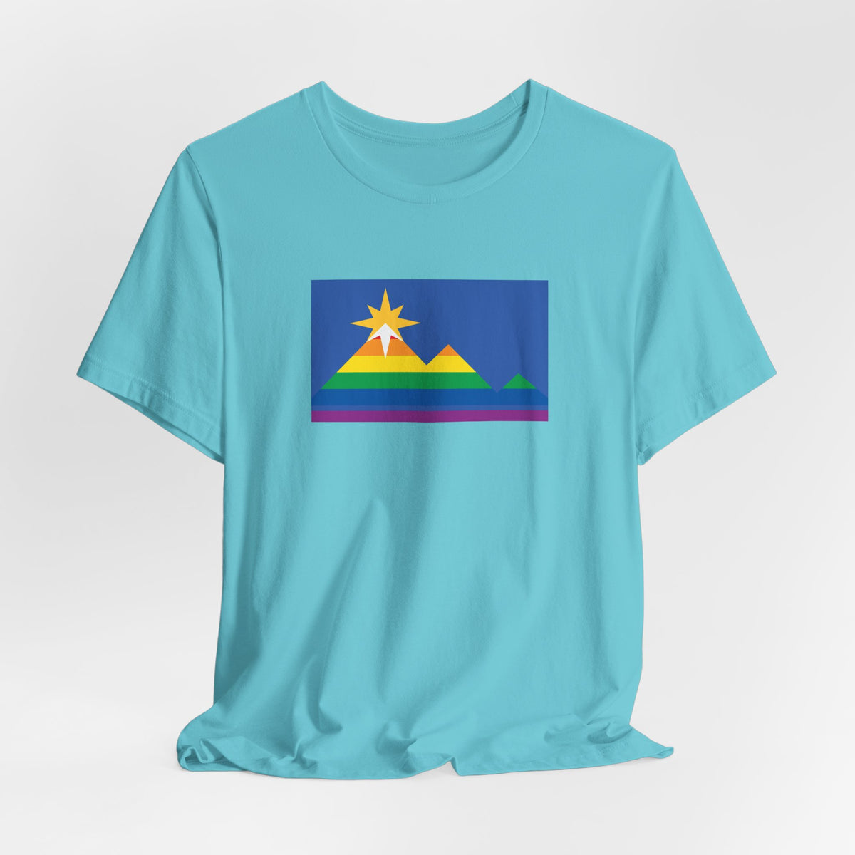 Pocatello, Idaho Rainbow Pride Flag T-shirt, Several Color Options
