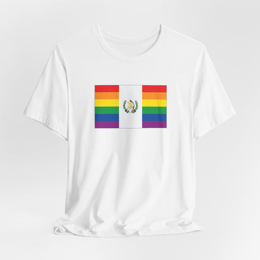 Guatemala Rainbow Pride Flag T-shirt, Several Color Options