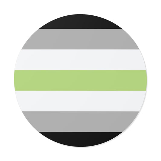 Agender Pride Flag Vinyl Sticker
