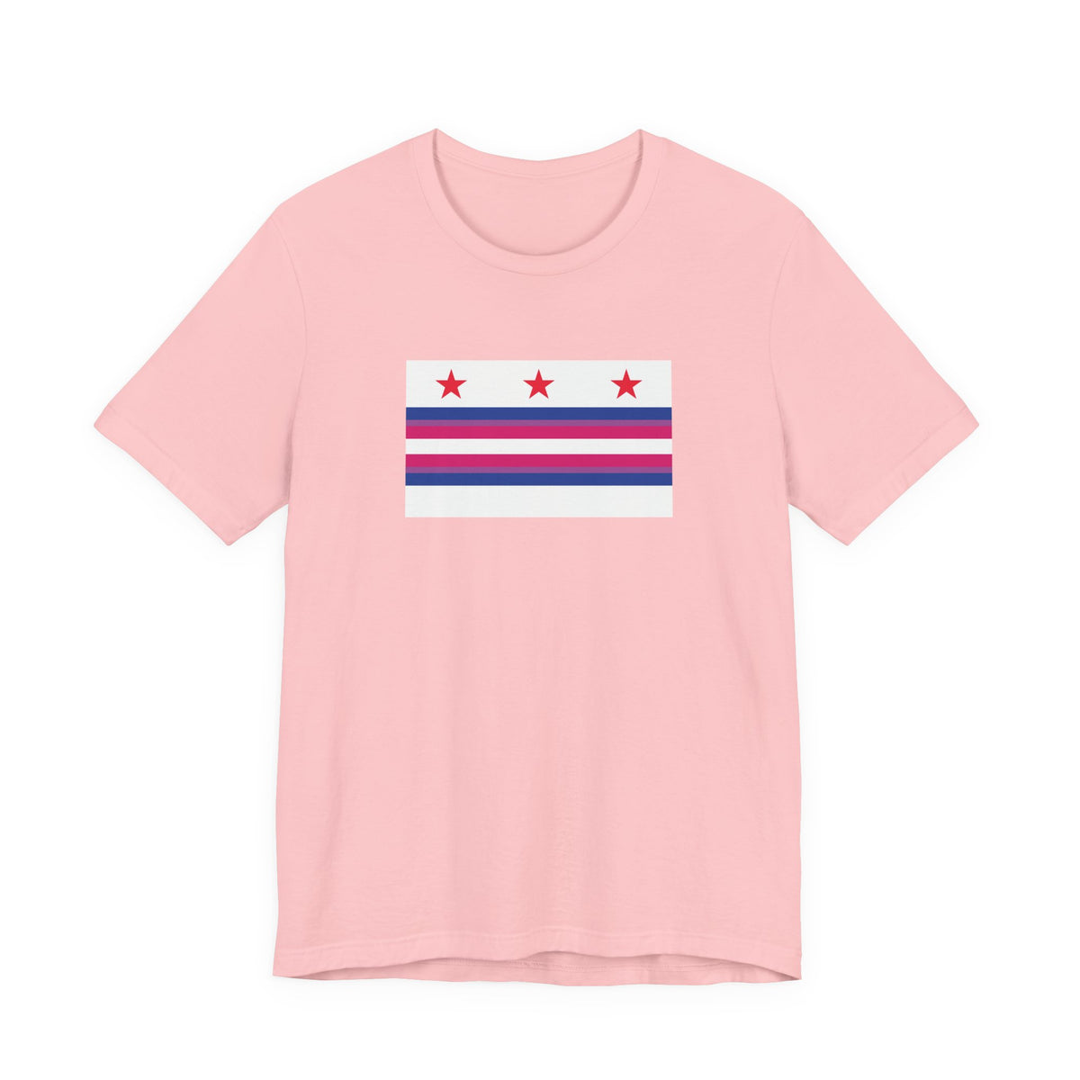 Washington, D.C. Bisexual Pride Flag T-shirt, Several Color Options
