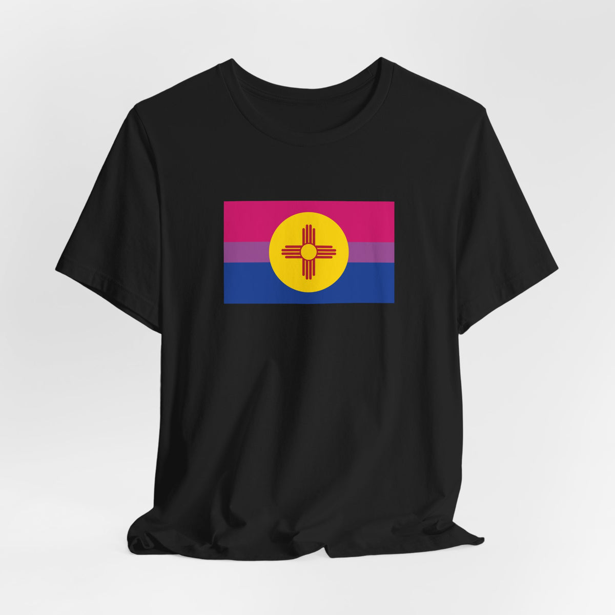 New Mexico Bisexual Pride Flag T-shirt, Several Color Options