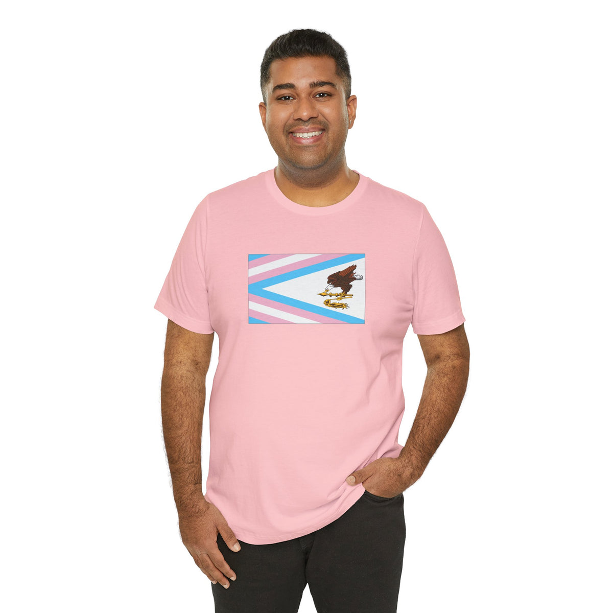 American Samoa Transgender Pride Flag T-shirt, Several Color Options