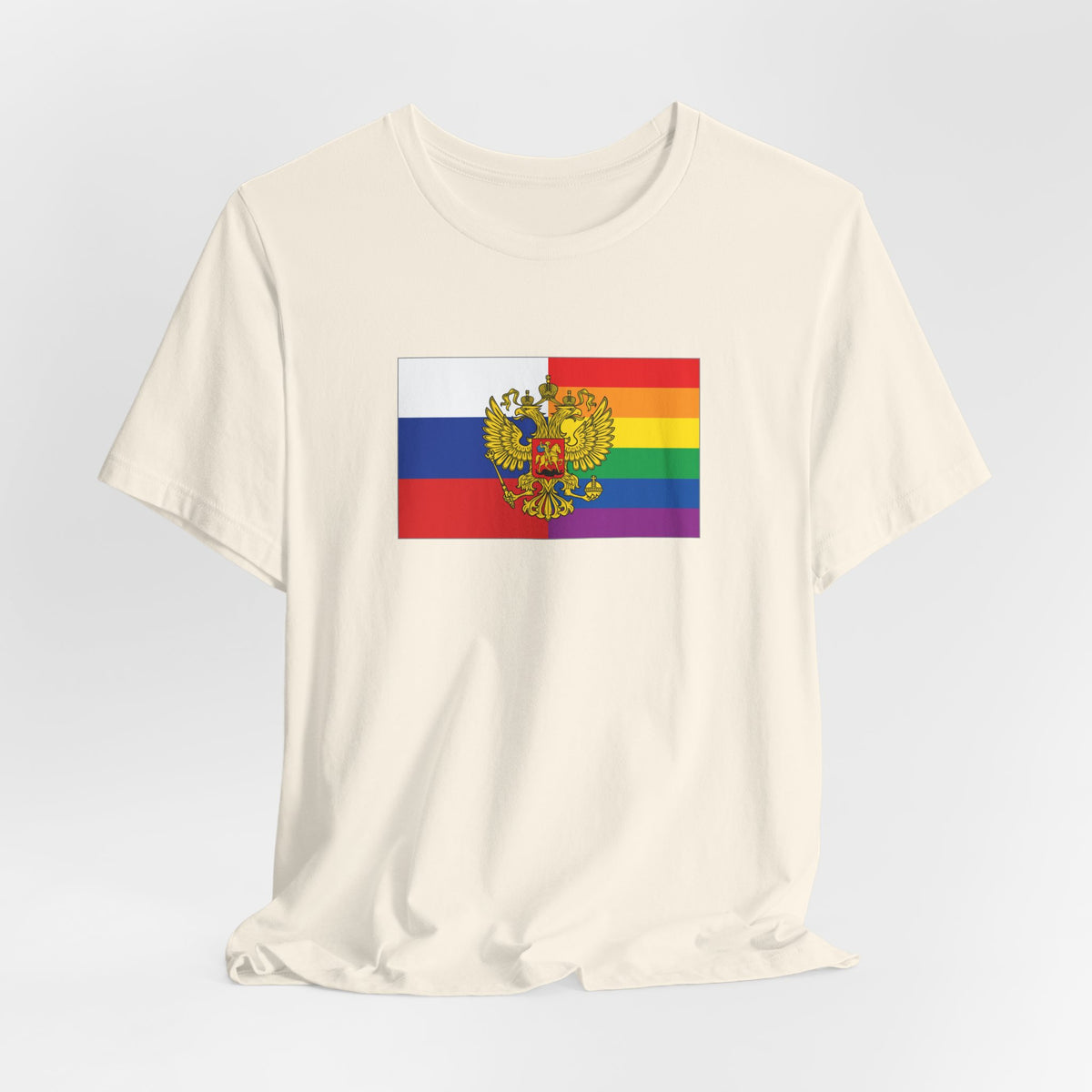Russia Rainbow Pride Flag T-shirt, Several Color Options