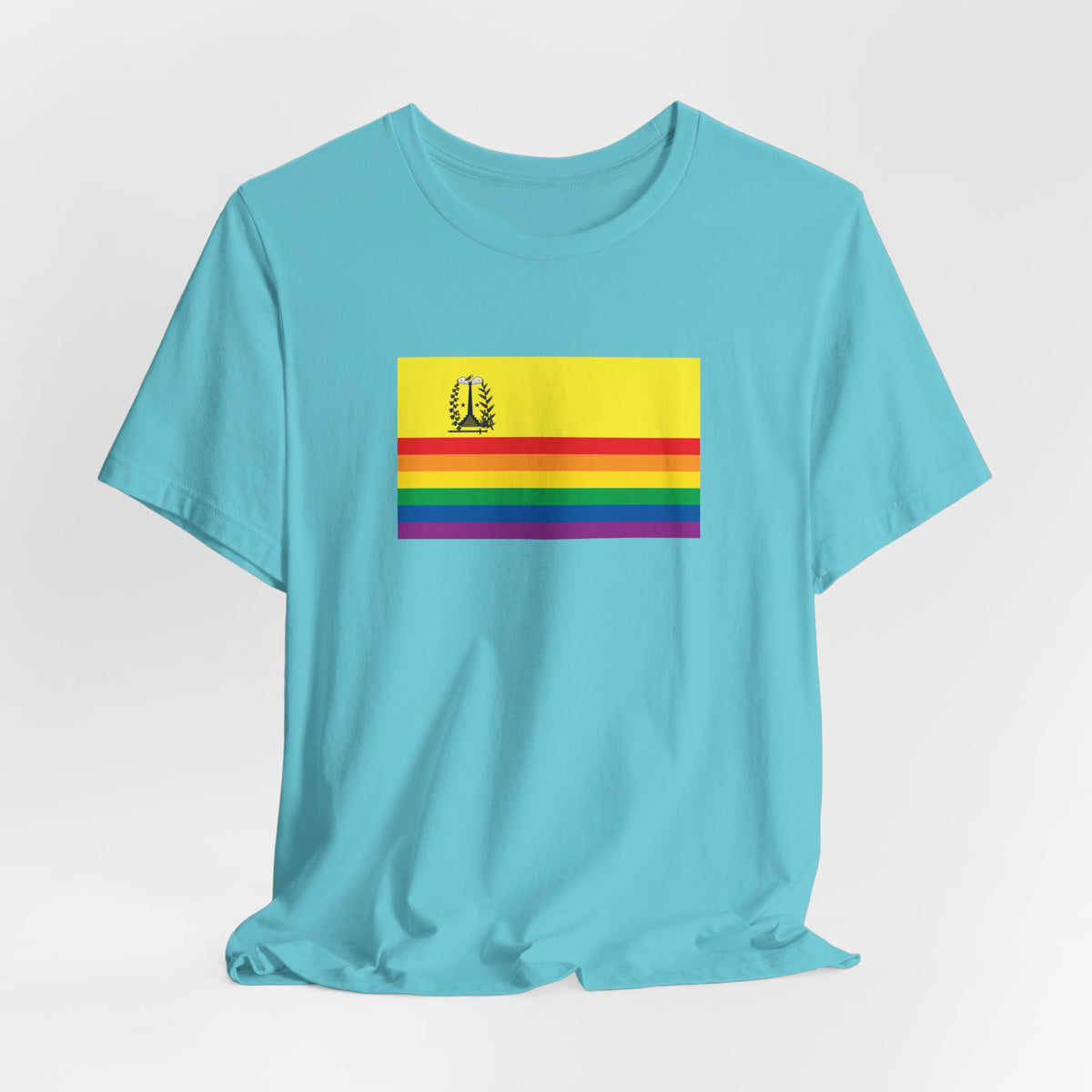 Marigot, Saint Martin Rainbow Pride Flag T-shirt, Several Color Options