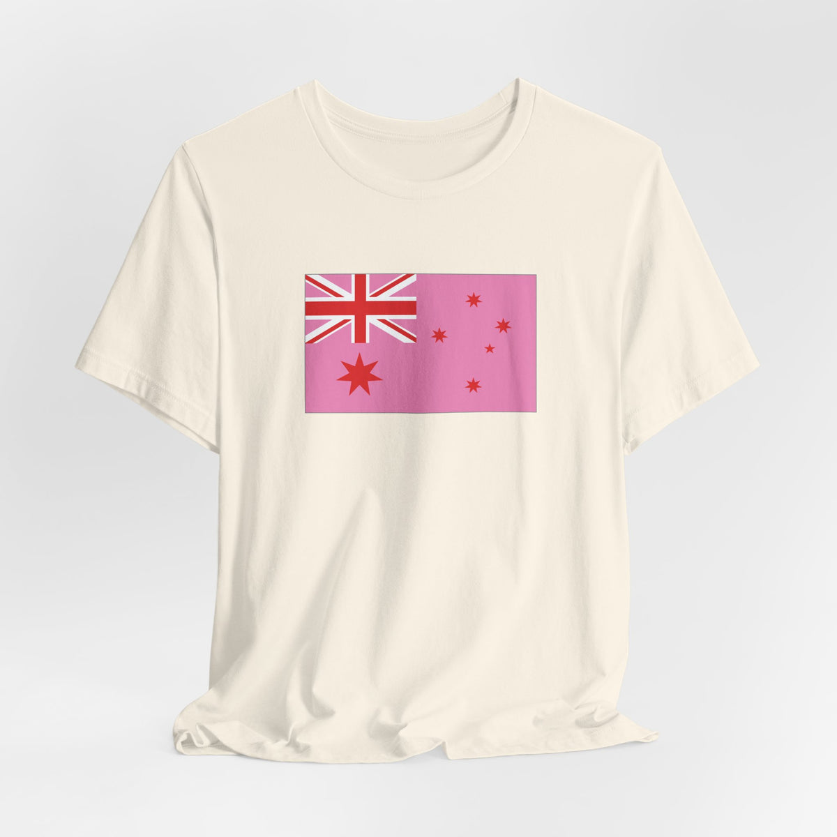 Australia Pink Pride Flag T-shirt, Several Color Options